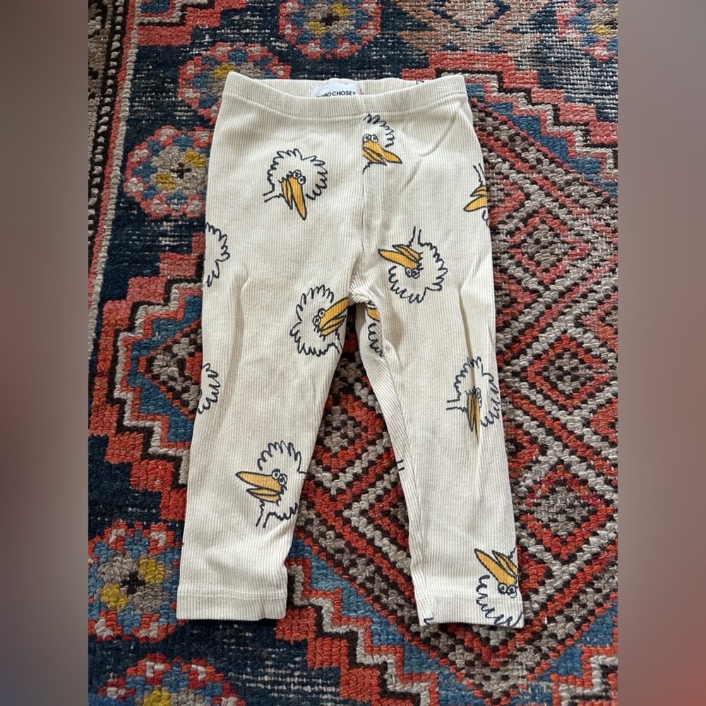 Bobo Choses Big Bird leggings, 12-18 months